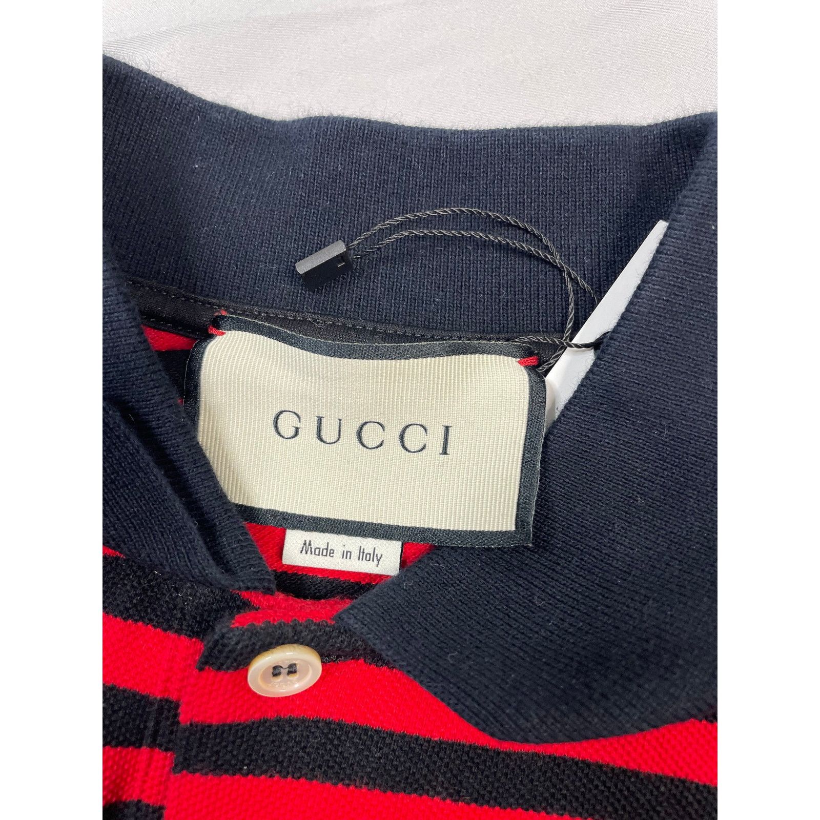 Gucci Gucci Polo Bee Red Stripe size:Small Used Size US S / EU 44-46 / 1 - 3 Thumbnail