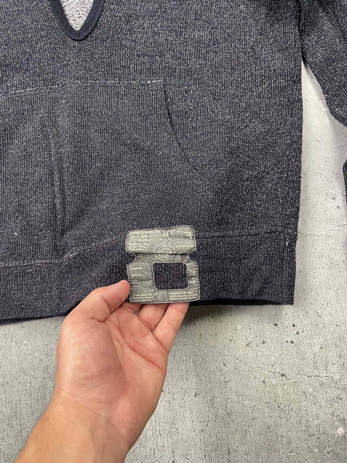Diesel × Vintage Vintage Diesel Hoodie Avant Garde Size US S / EU 44-46 / 1 - 3 Thumbnail