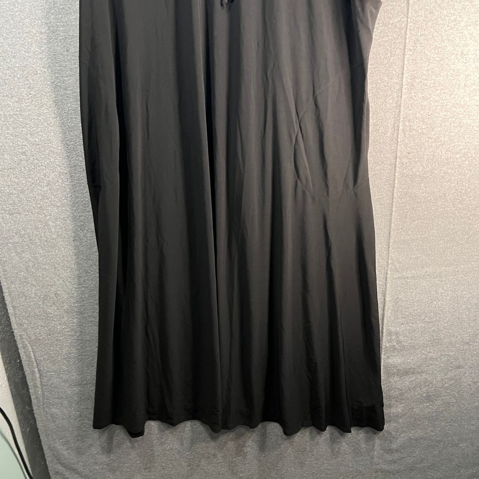 Other Attitudes by Renee Petite Lace Front Maxi Dress Black 3XP Size 3XL / US 20-22 - 8 Thumbnail