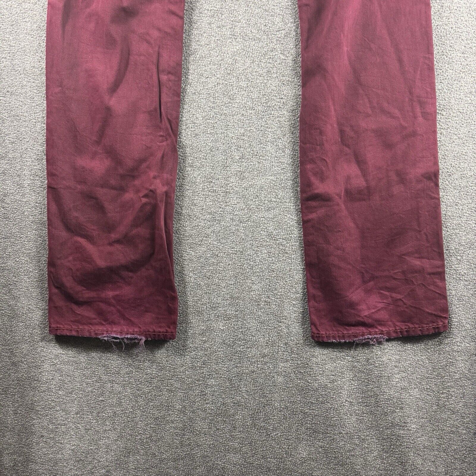 True Religion True Religion Ricky Relax Straight Jeans Red Size 33 X 34 Size US 33 - 9 Thumbnail