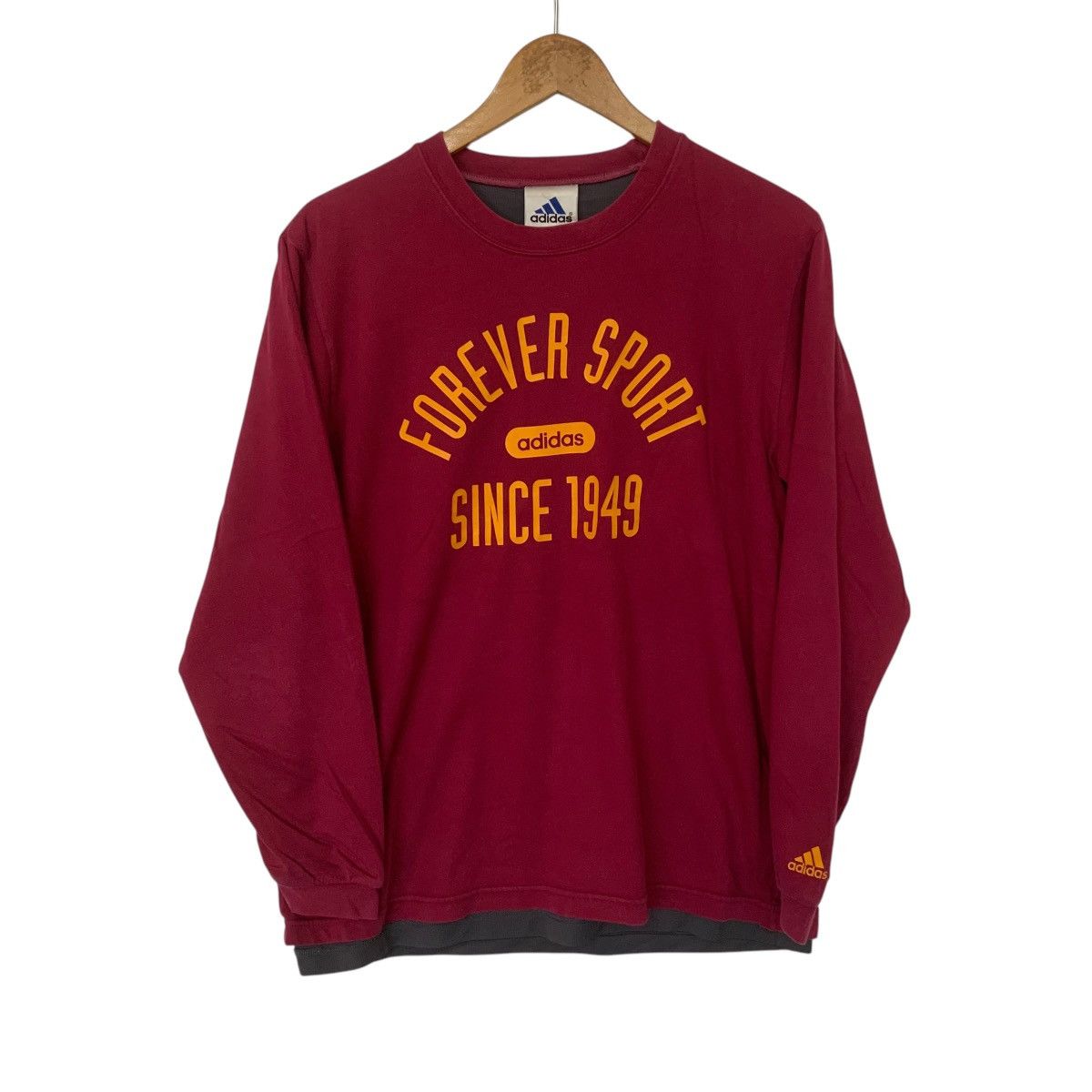Adidas × Vintage Vintage Adidas Sweatshirt Forever sport Medium Size US M / EU 48-50 / 2 - 1 Thumbnail