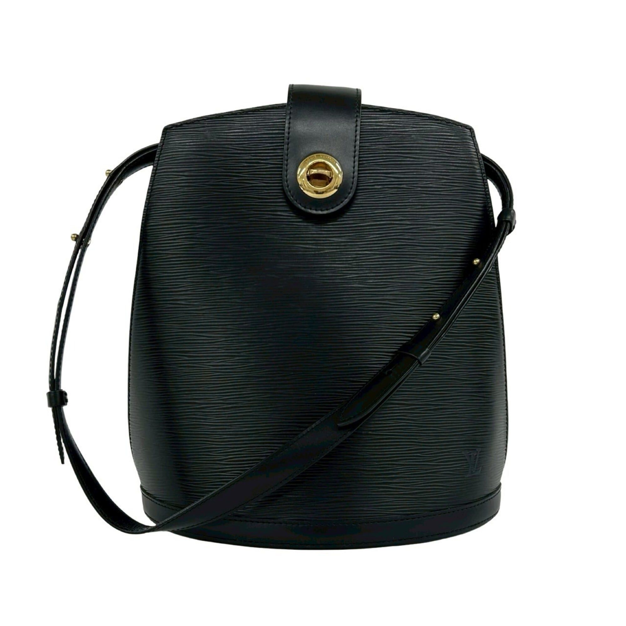 Louis Vuitton LOUIS VUITTON Vintage Cluny Epi Leather Shoulder Bag/Sacoche, Black (Noir) 44639 Size ONE SIZE - 1 Thumbnail