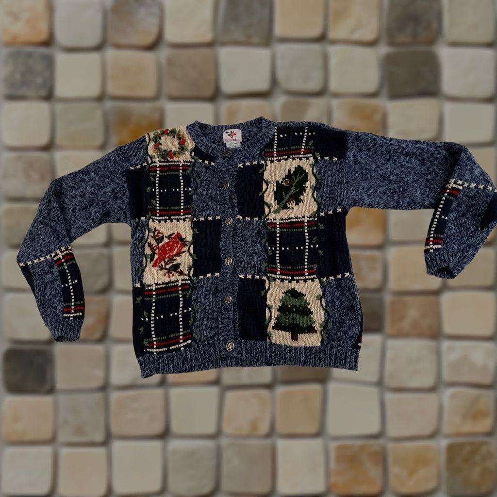 Vintage Vintage Nutcracker Cardigan - Long Sleeve Knit Christmas Style Size S / US 4 / IT 40 - 1 Thumbnail
