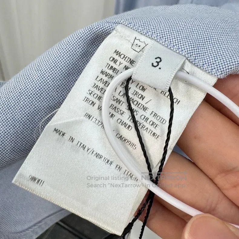 Thom Browne Thom Browne Light Blue Button. Size US M / EU 48-50 / 2 - 7 Thumbnail