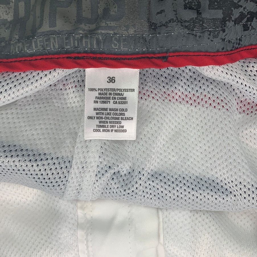 Aeropostale Aeropostale Mens Size 36 Lined Swim Trunks Shorts w Pockets Size US 36 / EU 52 - 3 Thumbnail