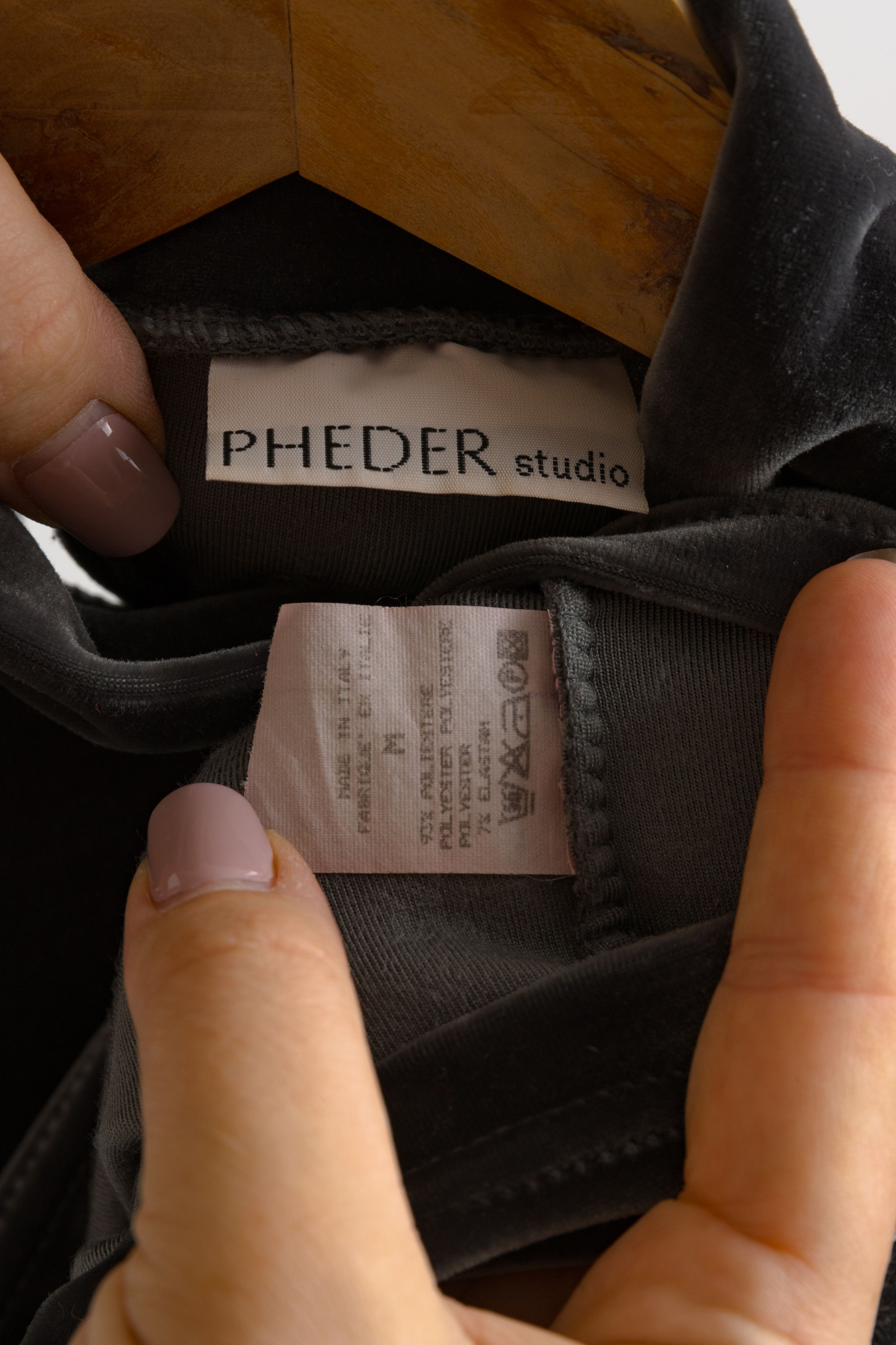 Vintage Used Pheder Studio Velour Velvet Vest 7513 Size M / US 6-8 / IT 42-44 - 9 Thumbnail