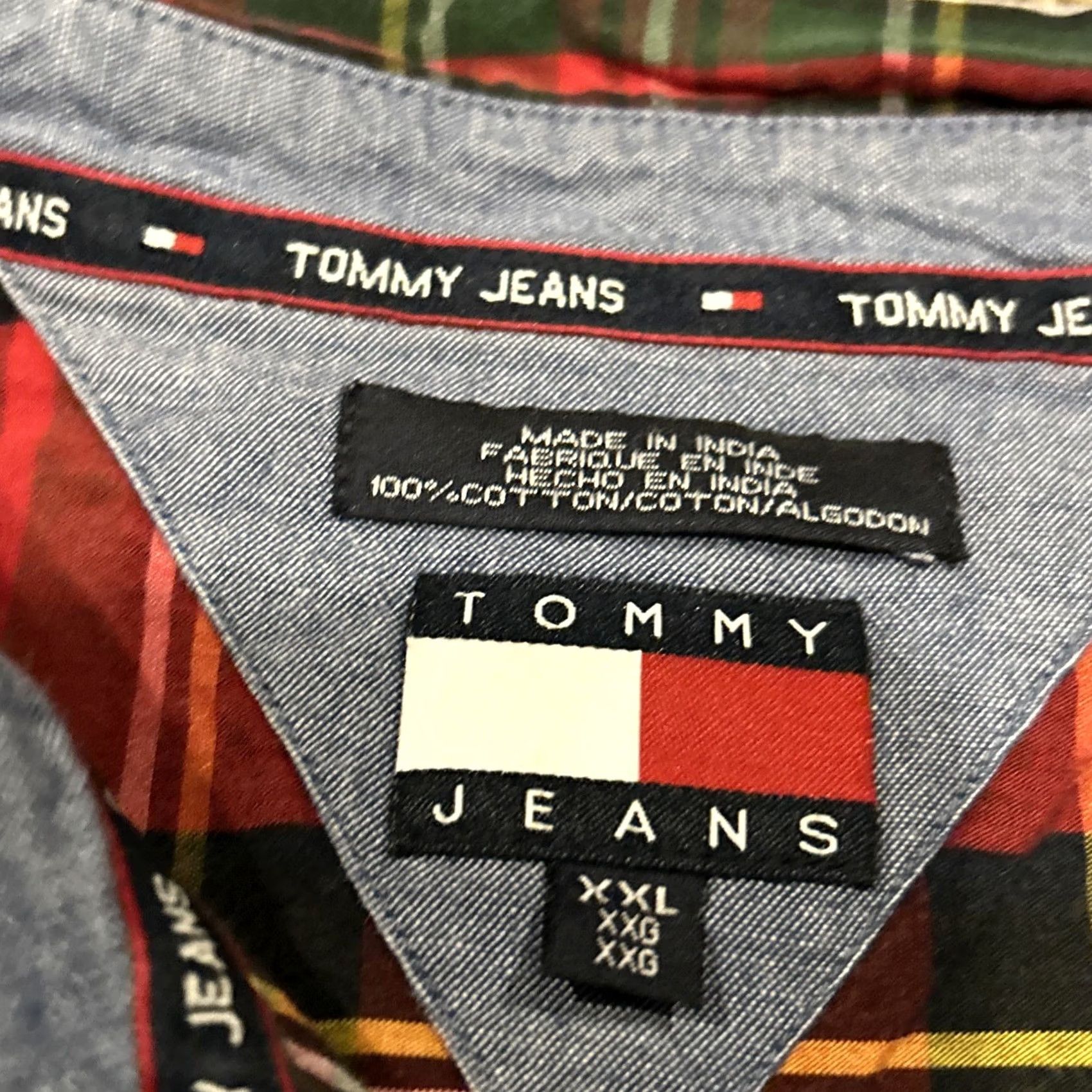 Tommy Hilfiger Tommy Hilfiger Shirt Button-Up Plaid Red Cotton 2XL Men’s Long Sleeve Button-Up Shirt Mens 2XL Red Plaid Cotton knit Classic Vintage: No Size US XXL / EU 58 / 5 - 3 Thumbnail