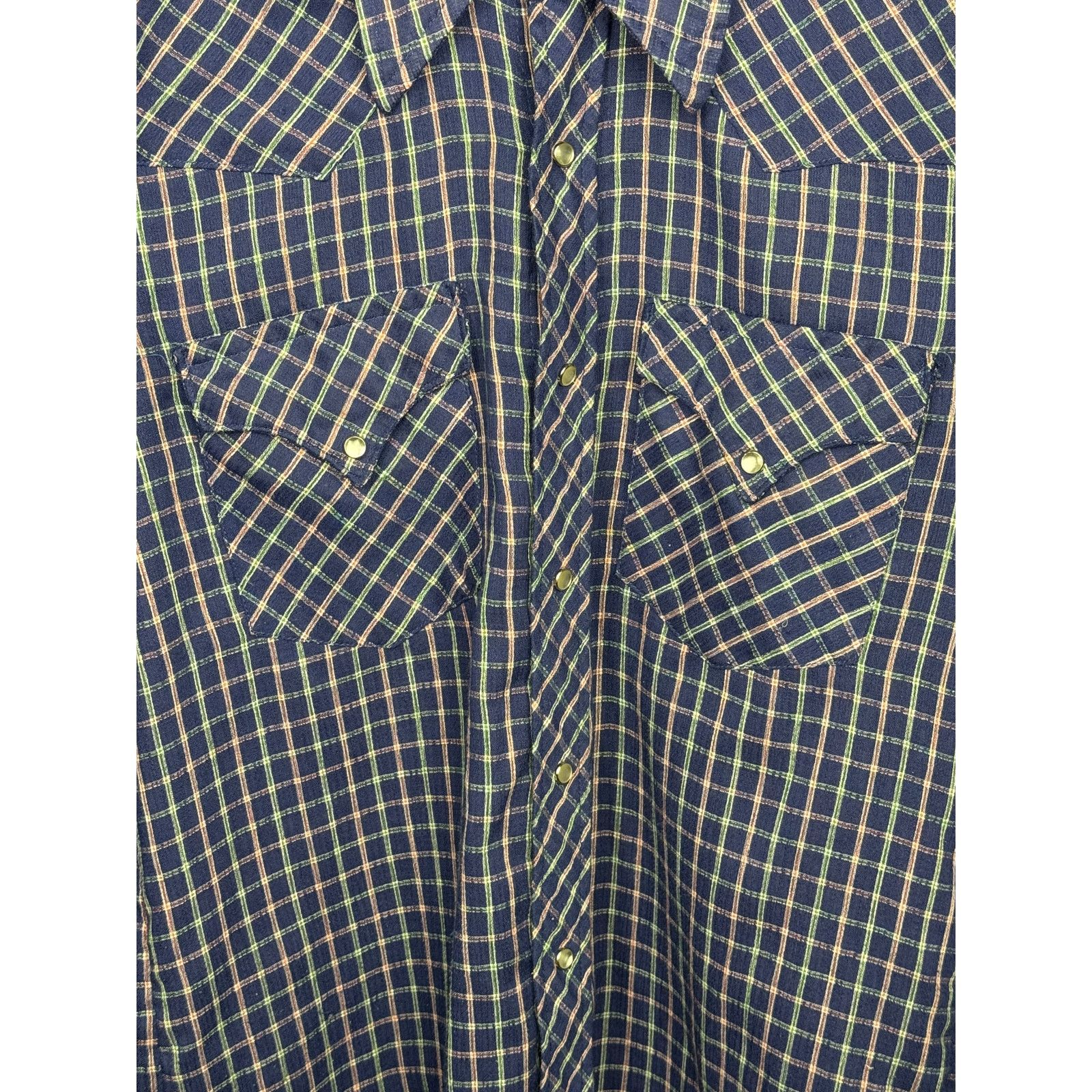 Lee Vintage Lee Western Snap Shirt Plaid Made USA 1970s Men’s M Size US M / EU 48-50 / 2 - 4 Thumbnail