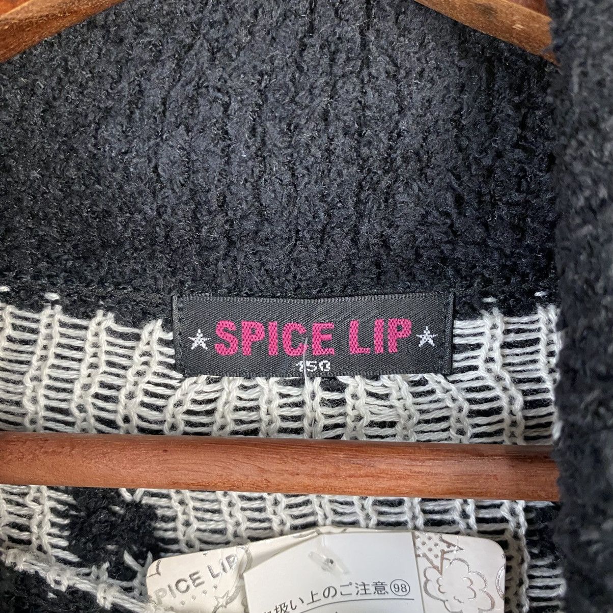 Japanese Brand DL Spice Lip Black Knitwear fur sweatshirt #C1062 Size S / US 4 / IT 40 - 10 Thumbnail