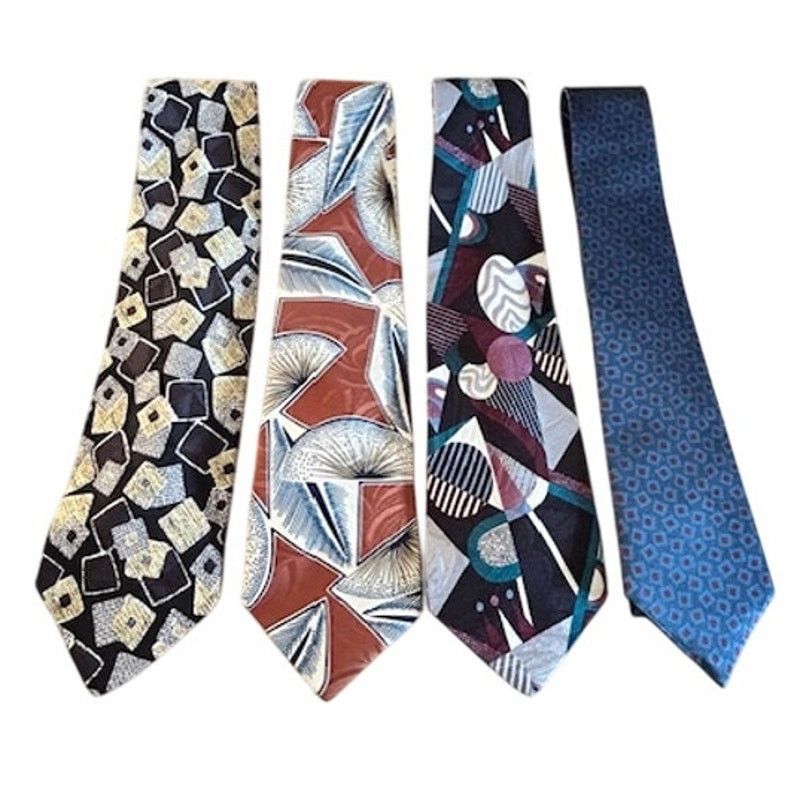 Various Vintage Silk Tie Lot – Avanzini, Damon, Fierté s.r.l., 3ME Size ONE SIZE - 1 Thumbnail