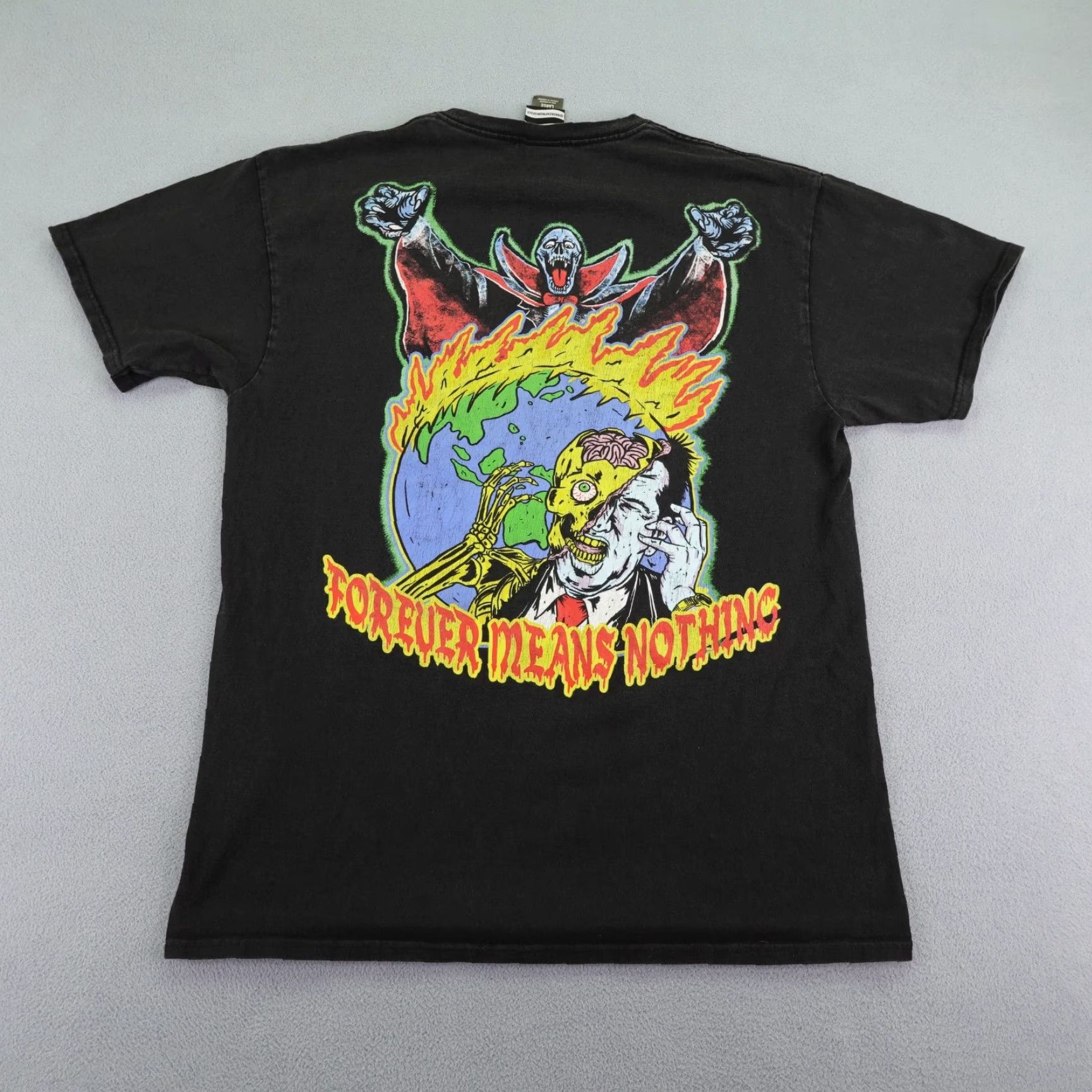 Broken Promises Co. Broken Promises Shirt Mens Large Black Forever Means Nothing Short Sleeve Tee Size US L / EU 52-54 / 3 - 5 Thumbnail