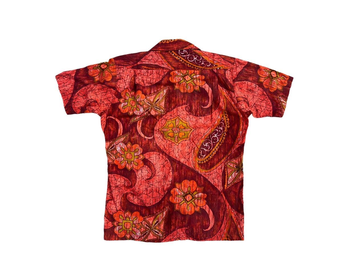 Vintage 60s 70s Mizukei Japanese Hawaiian Psychedelic Shirt Size US S / EU 44-46 / 1 - 2 Thumbnail