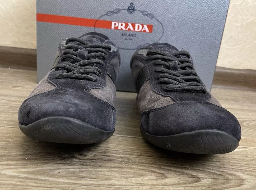 Prada Prada sneakers size 9,5 black/ gray Size US 9.5 / EU 42-43 - 3 Thumbnail
