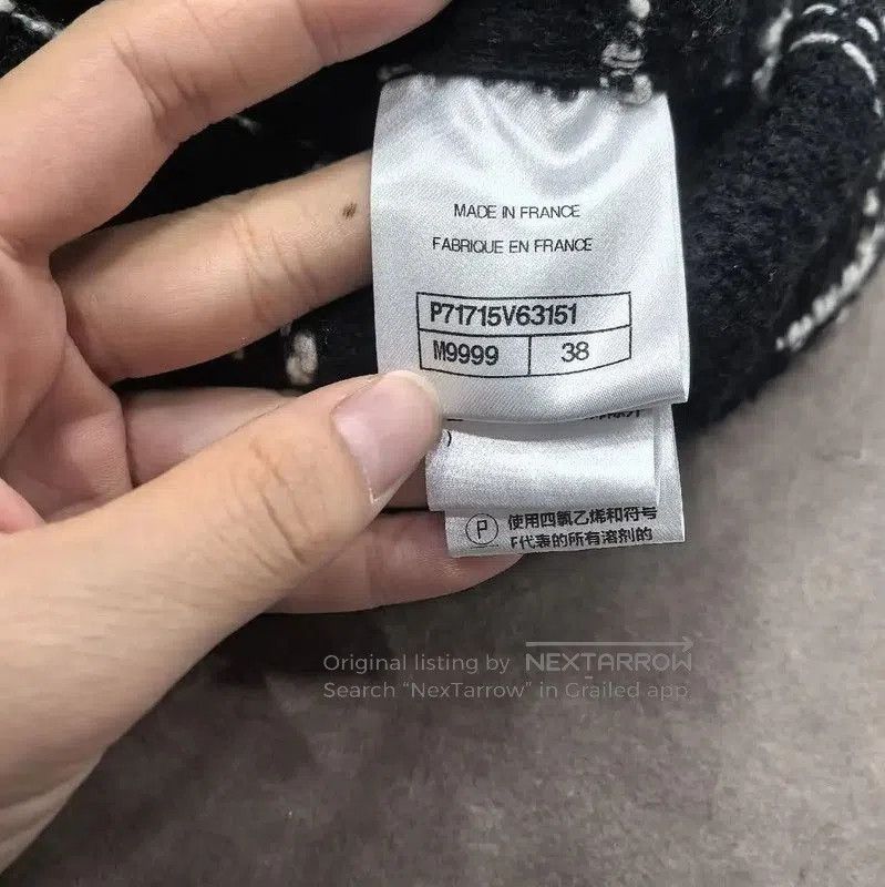 Chanel Chanel Black Wool Women's Jacket . Size M / US 6-8 / IT 42-44 - 8 Thumbnail