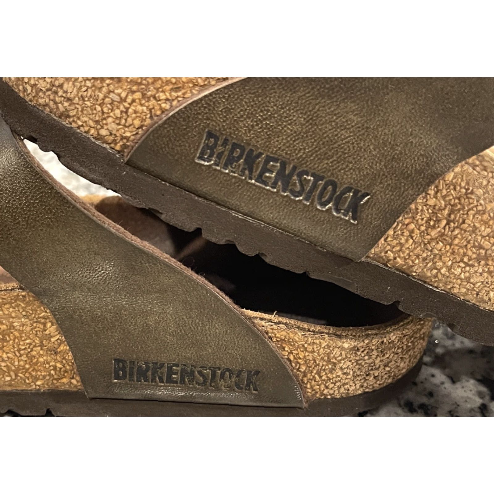 Birkenstock Birkenstock Gizeh Sandal Women - Slip-On Leather Upper, Metal Bronze Strap, Size 38 US 7, Flat Heel, Quest for Comfort Size US 7 / IT 37 - 6 Thumbnail