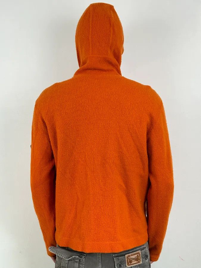 Stone Island Stone Island Orange Wool Fleece Zip-up Hoodie Size US L / EU 52-54 / 3 - 4 Thumbnail