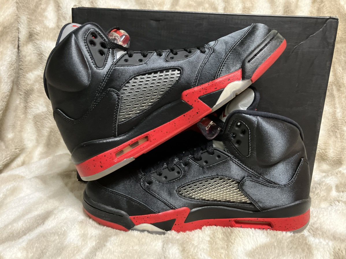 Jordan Brand Sz 9m- Air Jordan 5 Retro Satin Bred- Used OG All Size US 9 / EU 42 - 5 Thumbnail