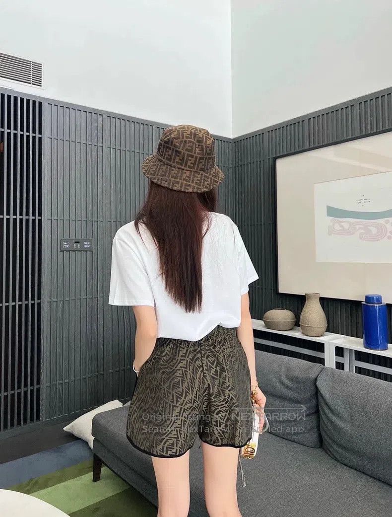 Fendi All-over Logo Printed Shorts