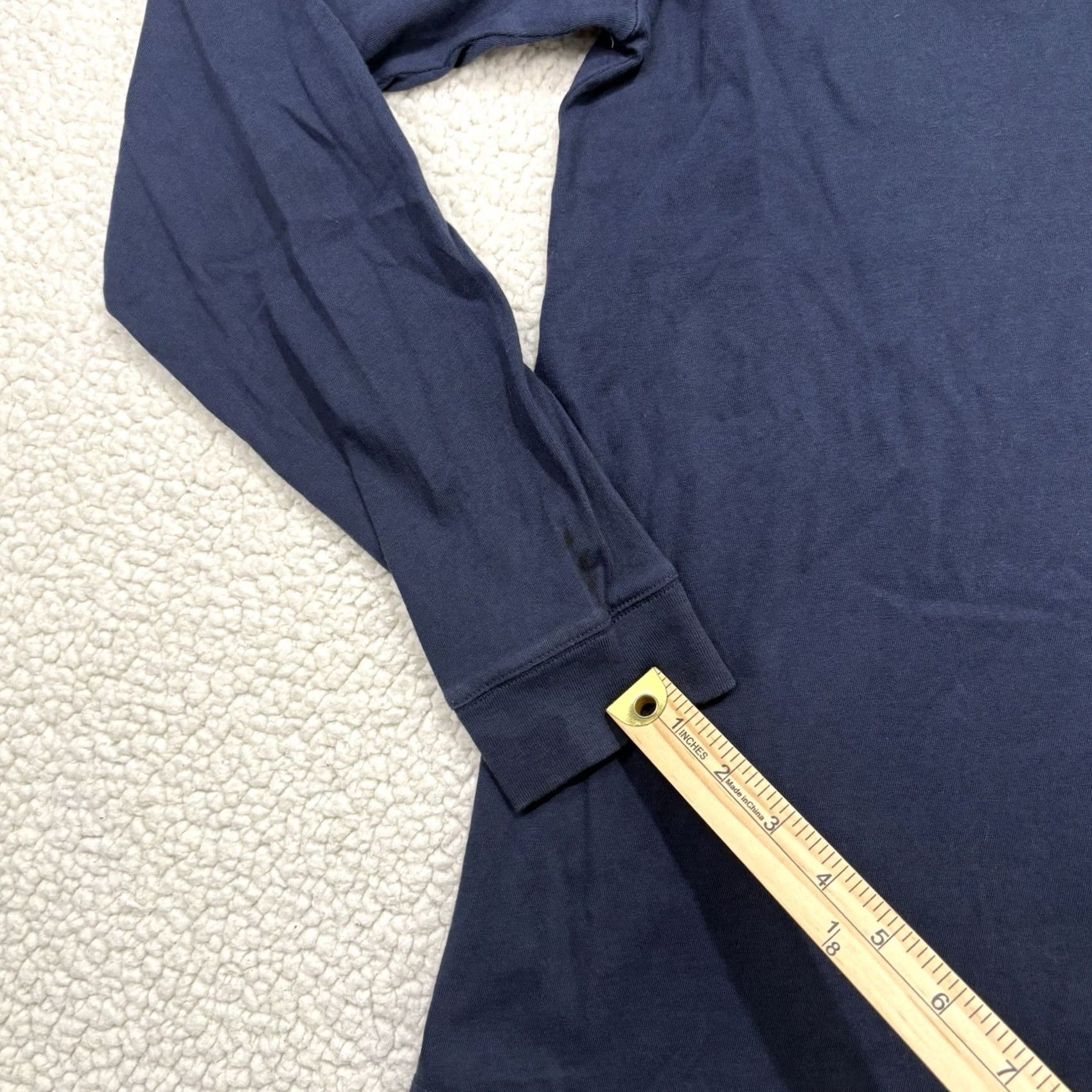 Vineyard Vines Vineyard Vines Navy Blue Pink Whale Long Sleeve Pocket Tee Men's Small Size US S / EU 44-46 / 1 - 5 Thumbnail