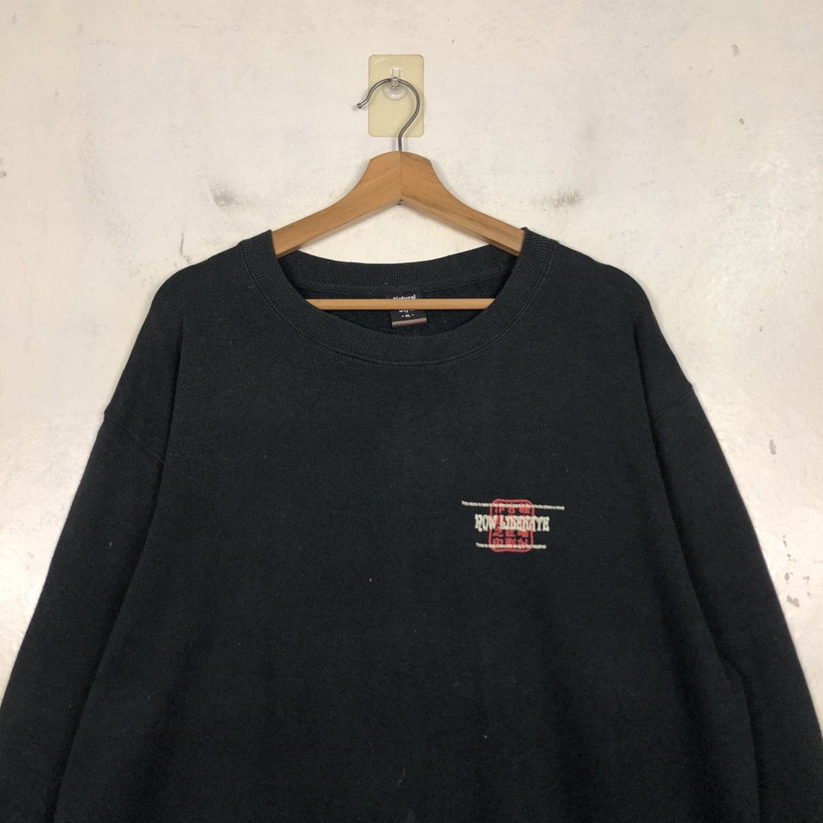 Japanese Brand 📌Punk Design Sukajan Sweatshirt Now Liberate Over Print Size US L / EU 52-54 / 3 - 5 Thumbnail