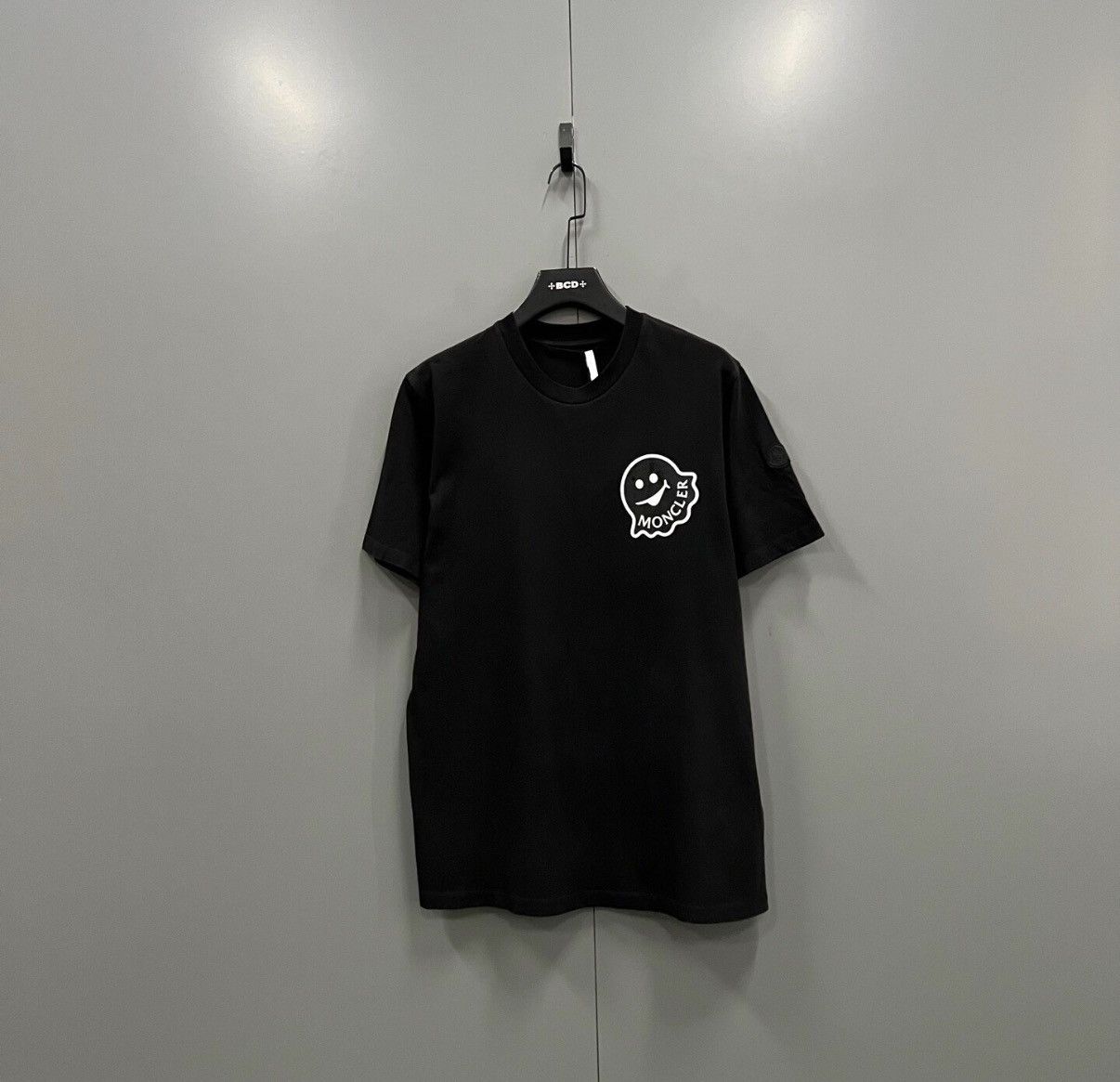 Moncler Moncler 25 Collection Black Logo Short Sleeve Tee J41 Size US XL / EU 56 / 4 - 1 Thumbnail