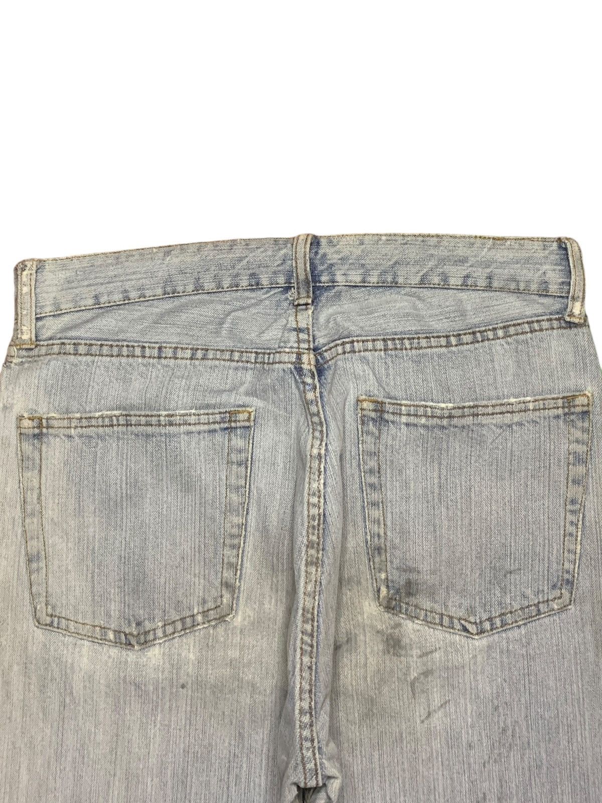 Vintage Japanese Karakuri Mud Wash Printed Baggy Jeans