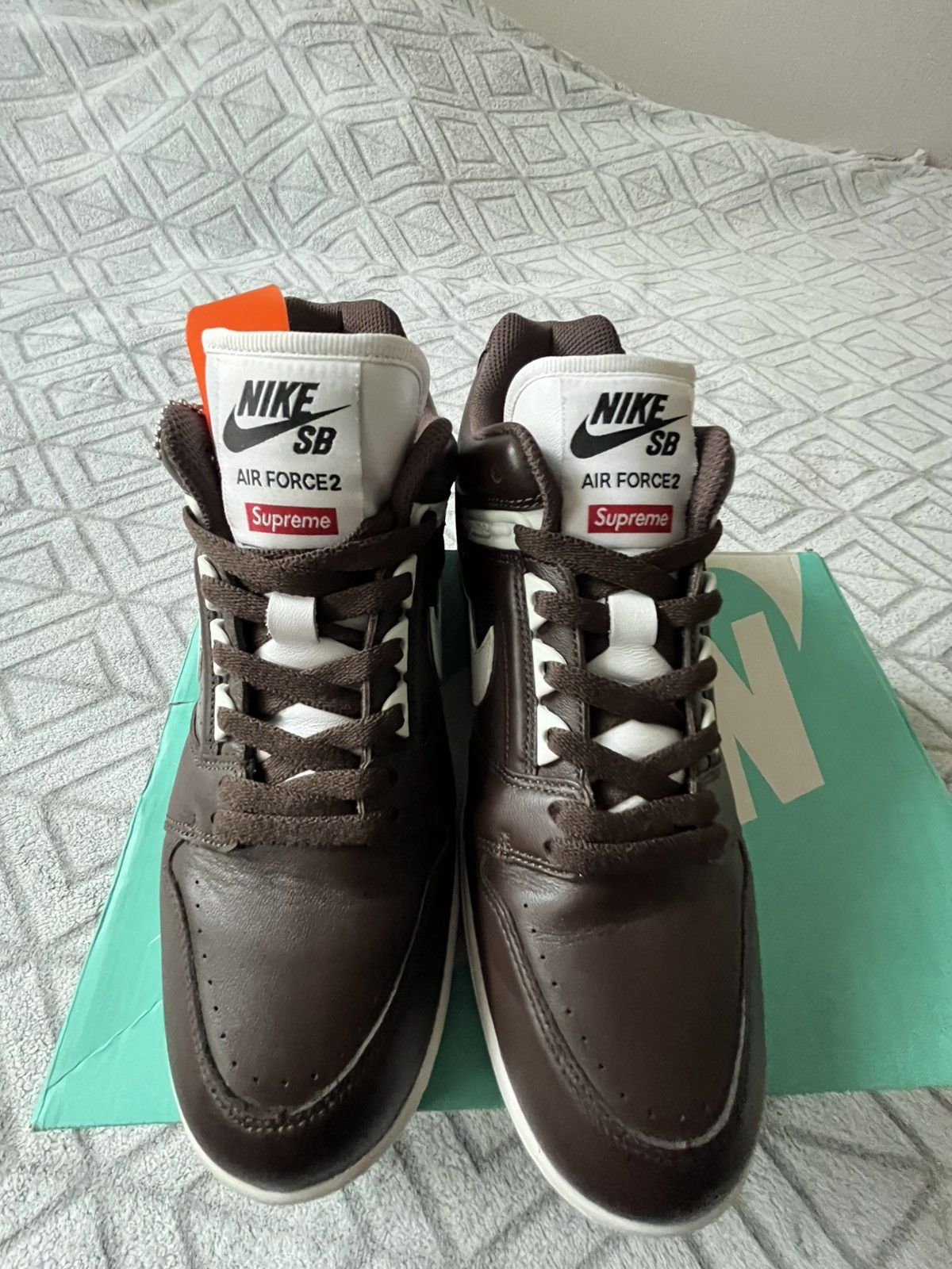 Nike × Supreme Supreme Nike Air force 2’s Size US 9 / EU 42 - 2 Thumbnail