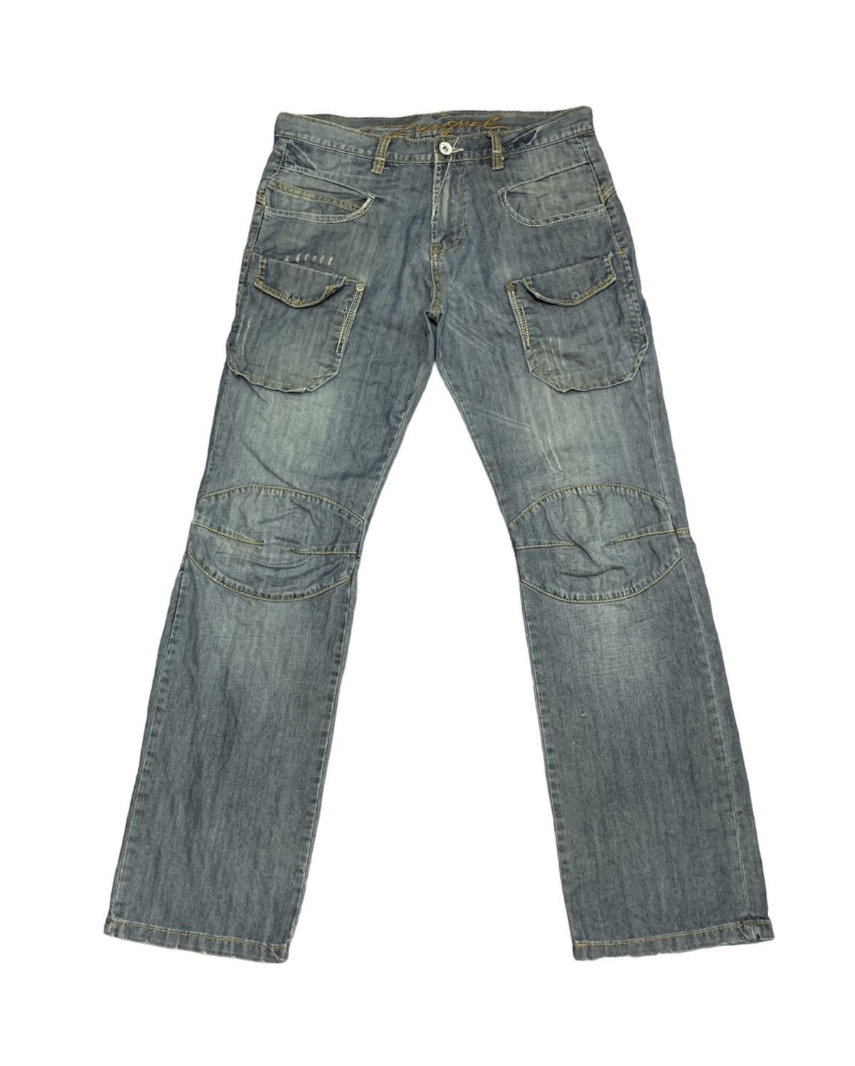 Desigual × Japanese Brand DESIGUAL FLARED MULTIPOCKET STYLISH DENIM Size US 33 - 1 Thumbnail