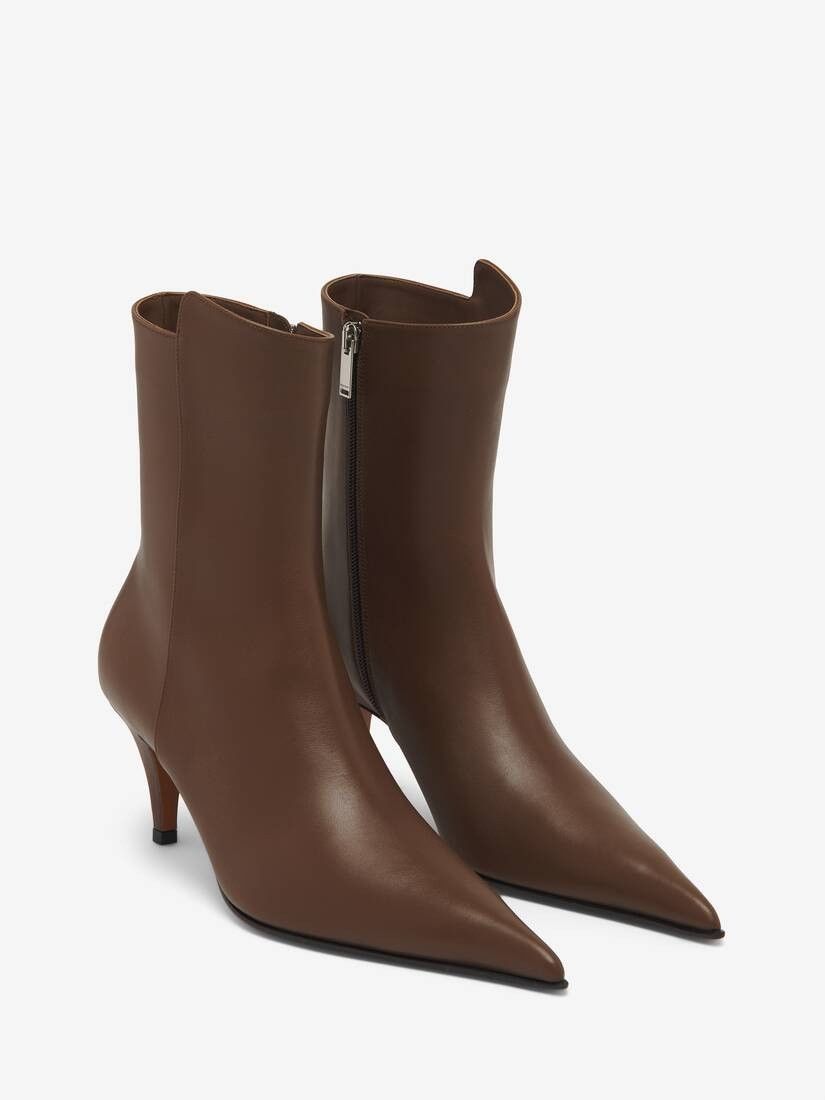 Alexander McQueen o1w1db10925 Birdee Ankle Boot in Brown Size US 7 / IT 37 - 2 Thumbnail