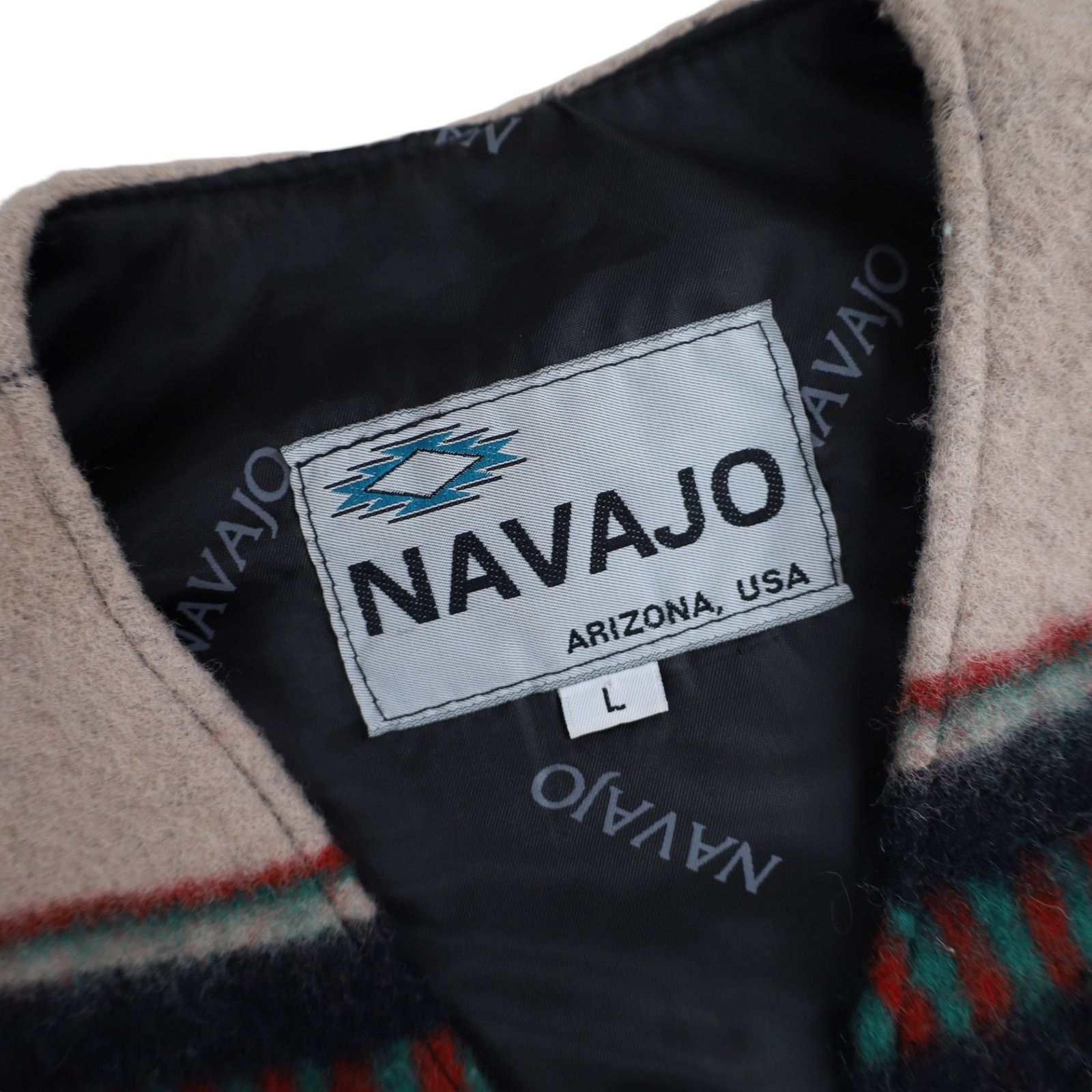 Vintage Vintage Navajo Arizona Southwestern Print Wool Vest Size US L / EU 52-54 / 3 - 5 Thumbnail
