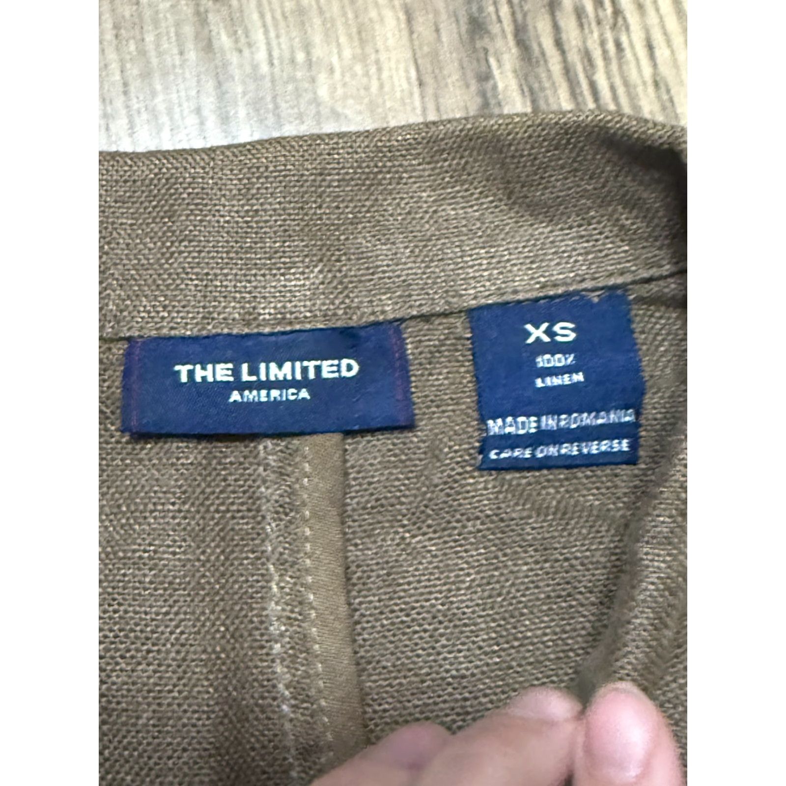 Vintage VINTAGE The Limited America Shirt Womens XS Brown Long Sleeve Button Up 100% Linen Size XS / US 0-2 / IT 36-38 - 6 Thumbnail