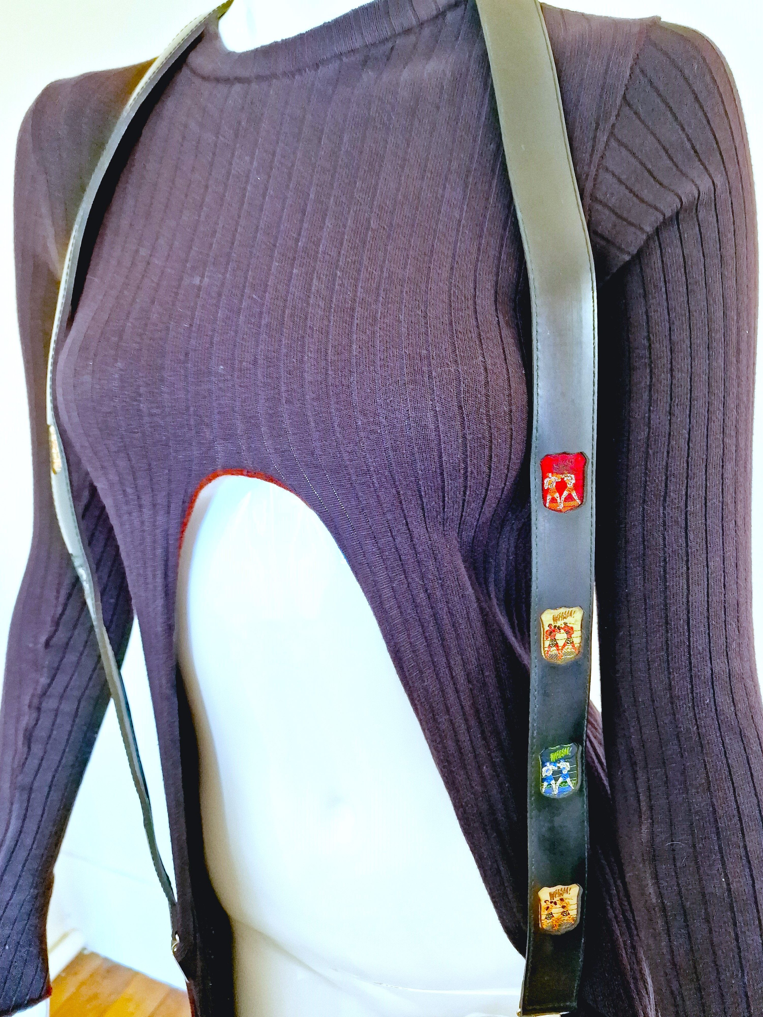 Jean Paul Gaultier Jean Paul Gaultier Box Bondage Men Straps Pants Suspenders Size ONE SIZE - 14 Thumbnail