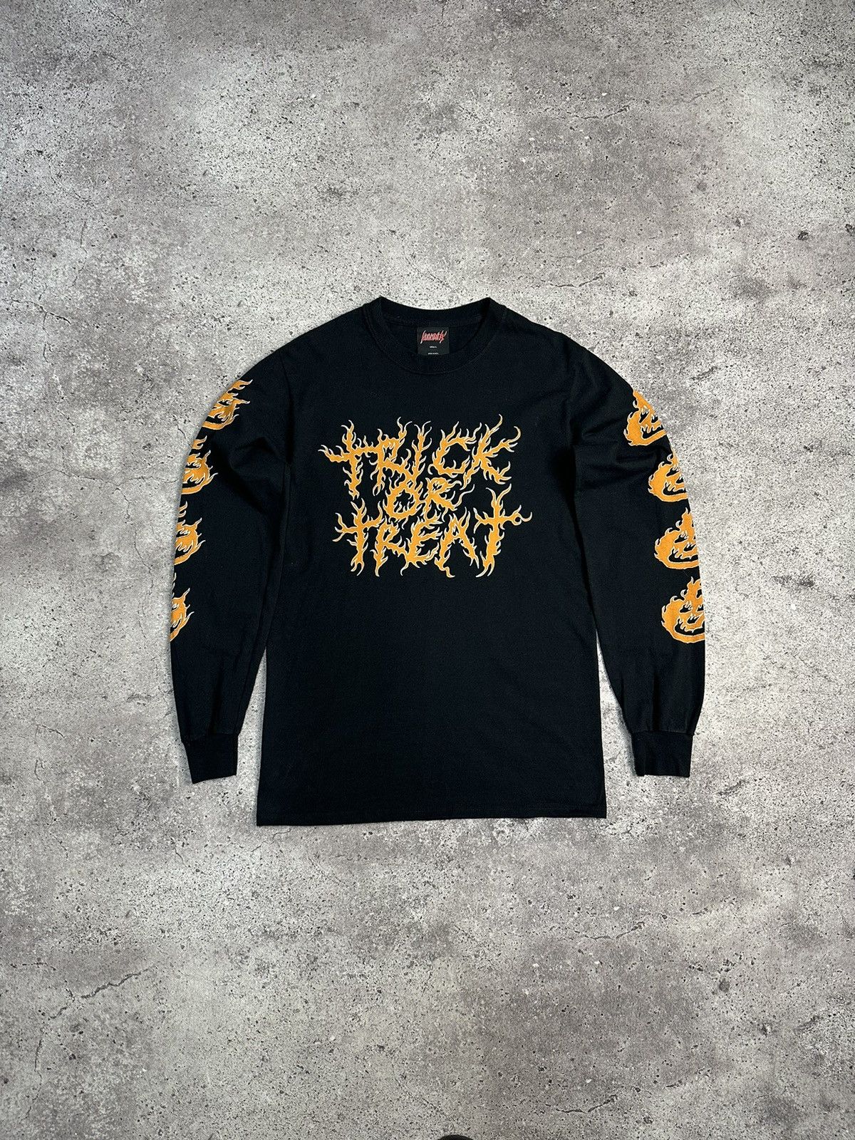 Vintage Hoodbats Archive Long Sleeve SK8 Hell Skateboard