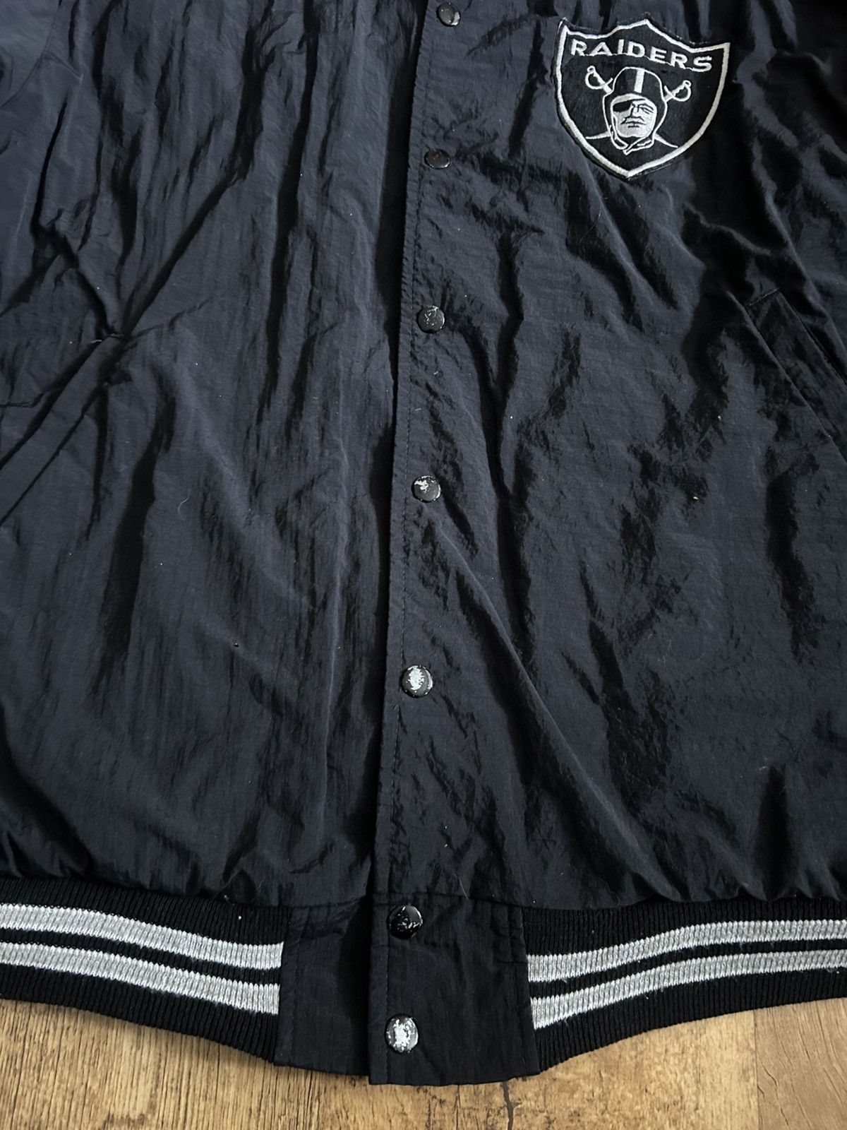 NFL Vintage Los Angeles Raiders NFL Coach Jacket Big Back Logo Size US L / EU 52-54 / 3 - 12 Thumbnail