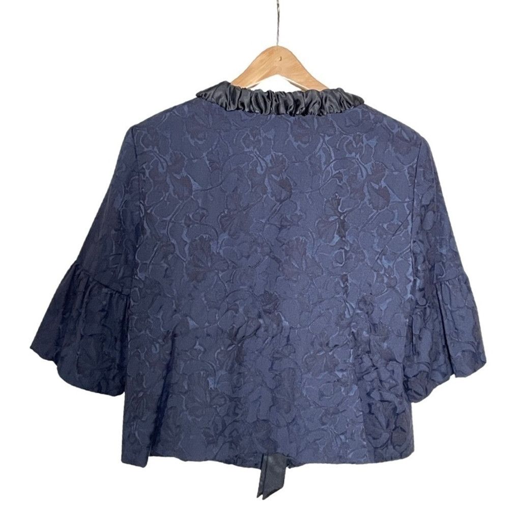 Loft Loft by Ann Taylor Blue Black Jacket. Size XL / US 12-14 / IT 48-50 - 5 Thumbnail