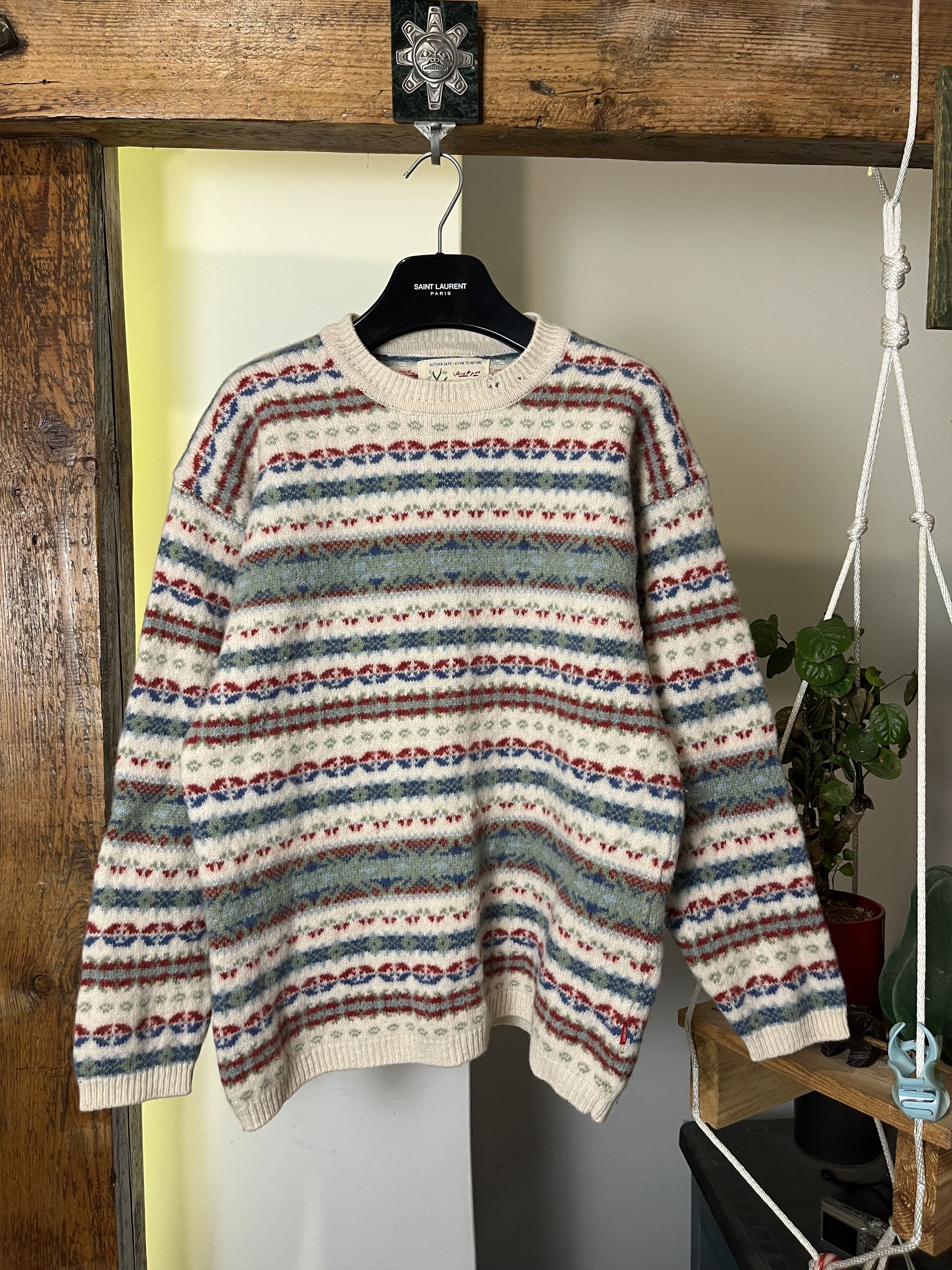 Vintage Vintage Cozy Scandinavian Wool Knitwear Granola Girl Size US L / EU 52-54 / 3 - 1 Thumbnail