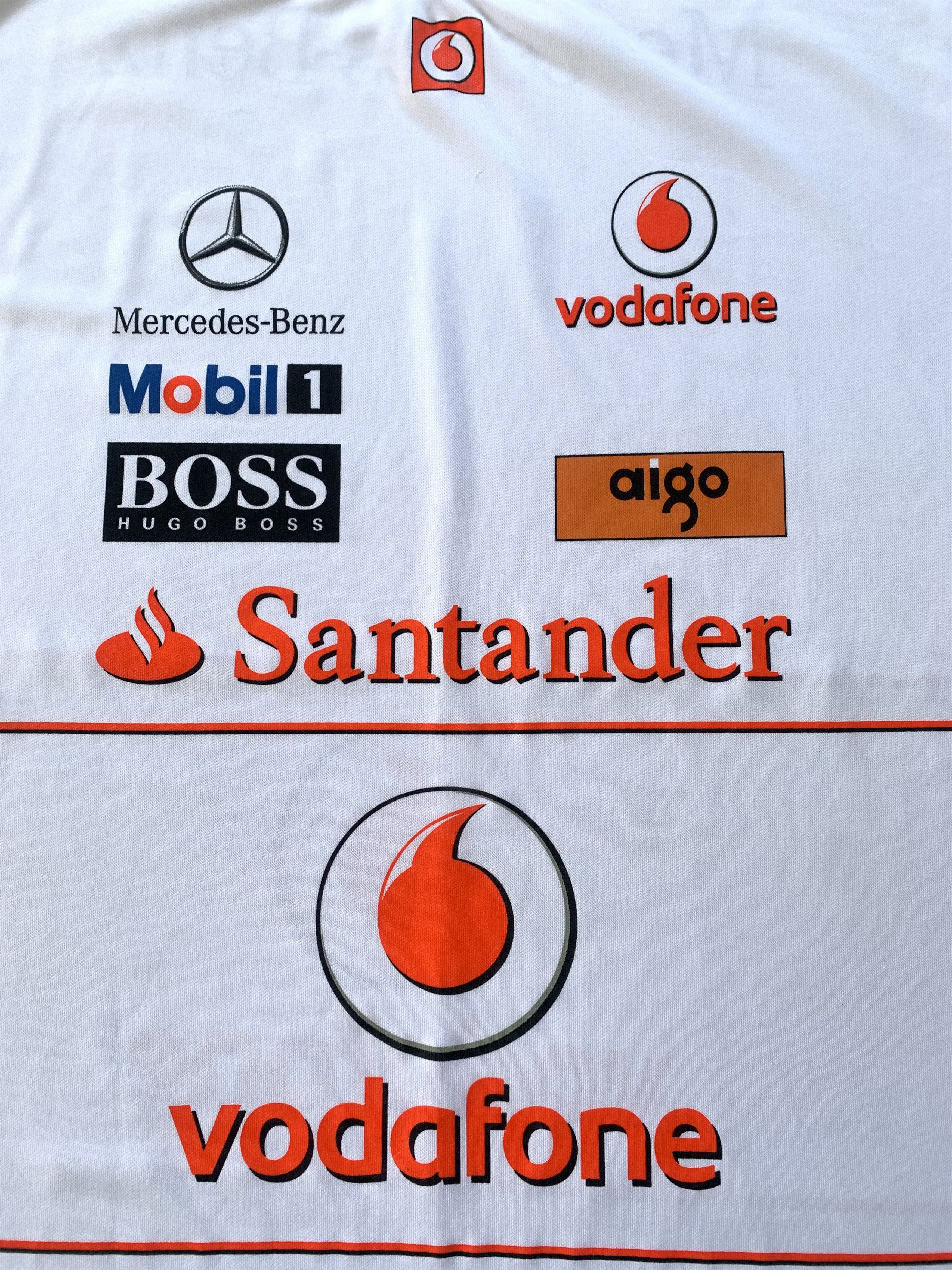 Other Mercedes Benz McLaren Vodafon F1 Racing T-Shirt Formula One Size US XL / EU 56 / 4 - 5 Thumbnail