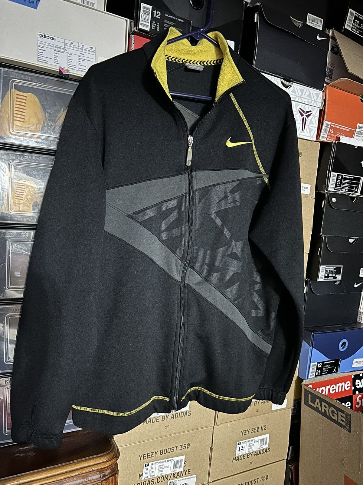 Nike Kobe Mamba Vintage Gray Tag Track Jacket size Large
