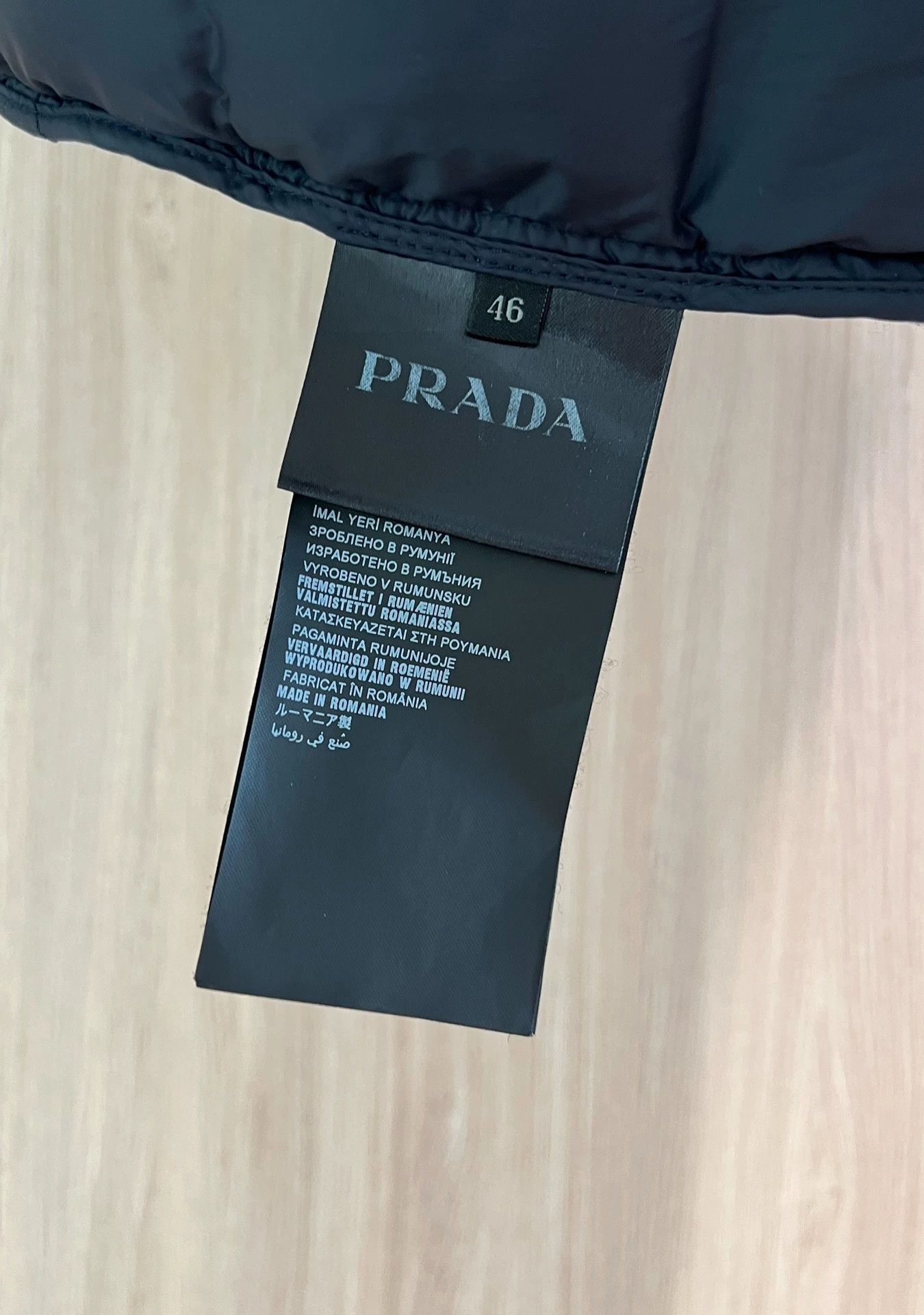 Prada Prada men's down jacket with knit patchwork design Size US S / EU 44-46 / 1 - 5 Thumbnail