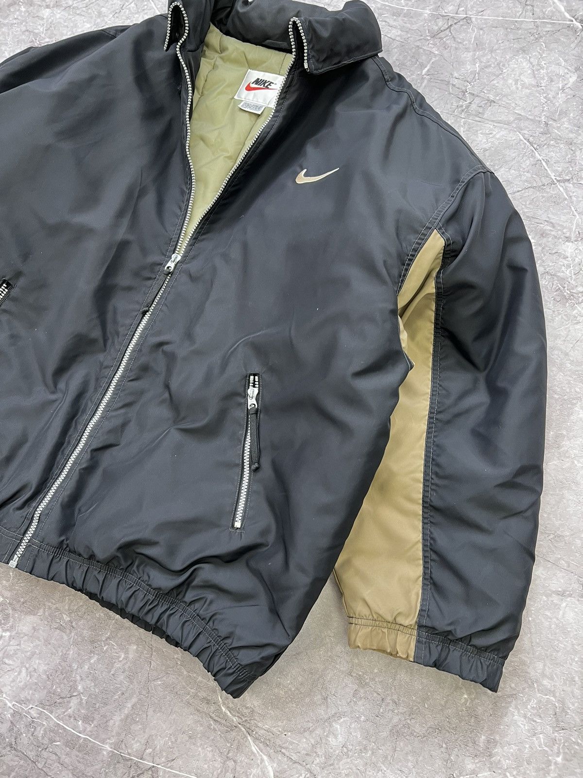 Nike × Vintage 90's Vintage Nike Jacket Big Swoosh Logo Rare Design Size US XL / EU 56 / 4 - 8 Thumbnail
