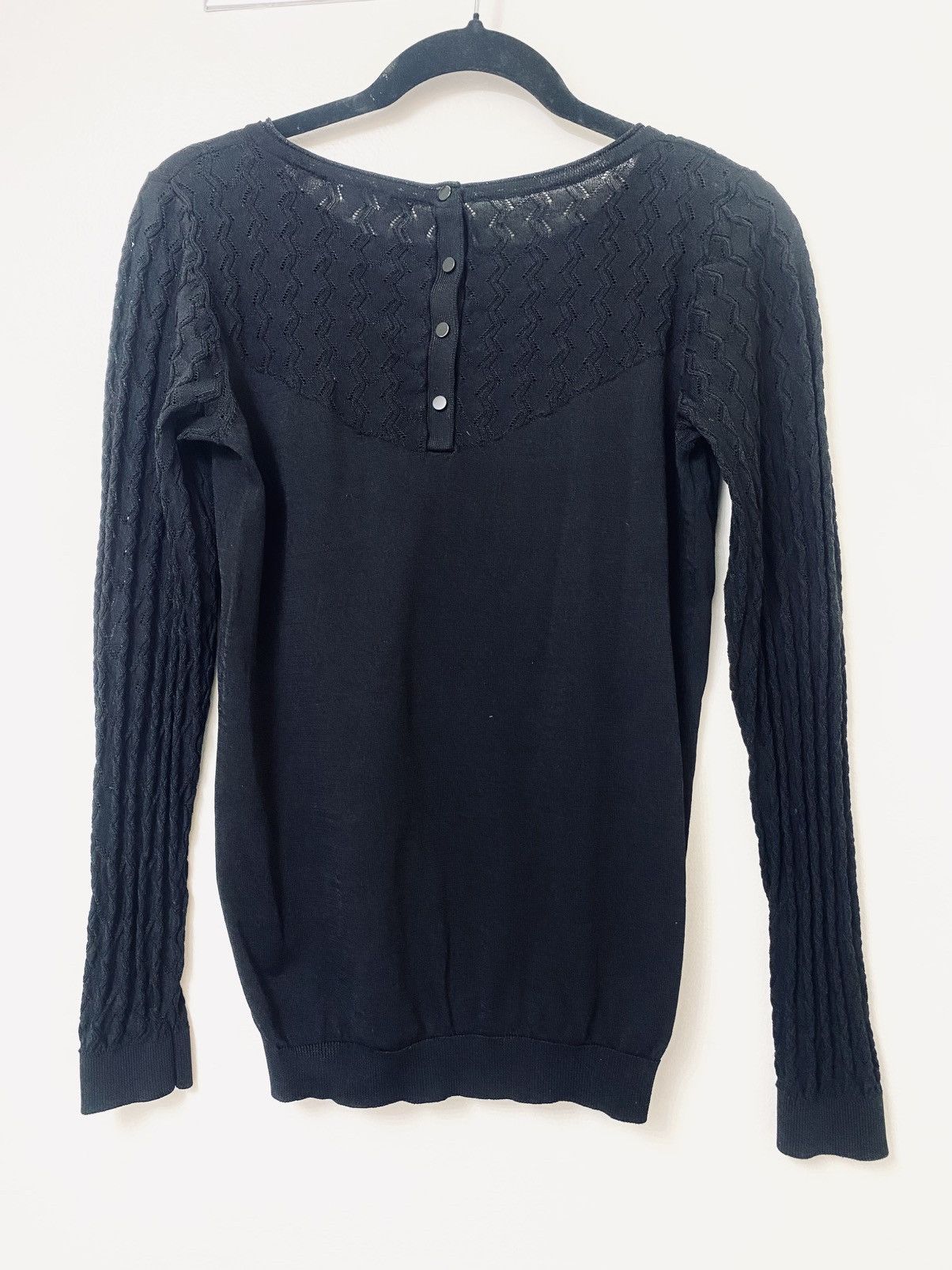 Other NAF NAF Classic Black Jumper Size S / US 4 / IT 40 - 4 Thumbnail