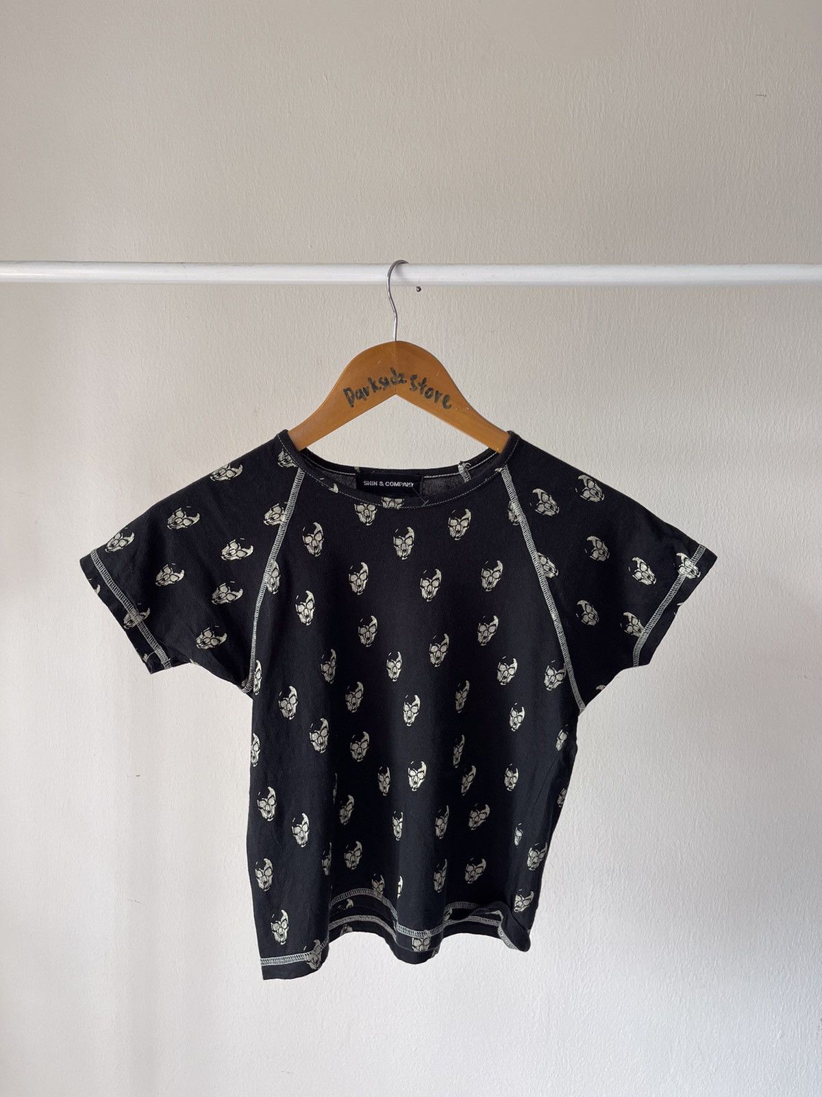 Hysteric Glamour 90s Shin&Company Skull Print Tee Size XXS / US 00 / IT 34 - 1 Thumbnail