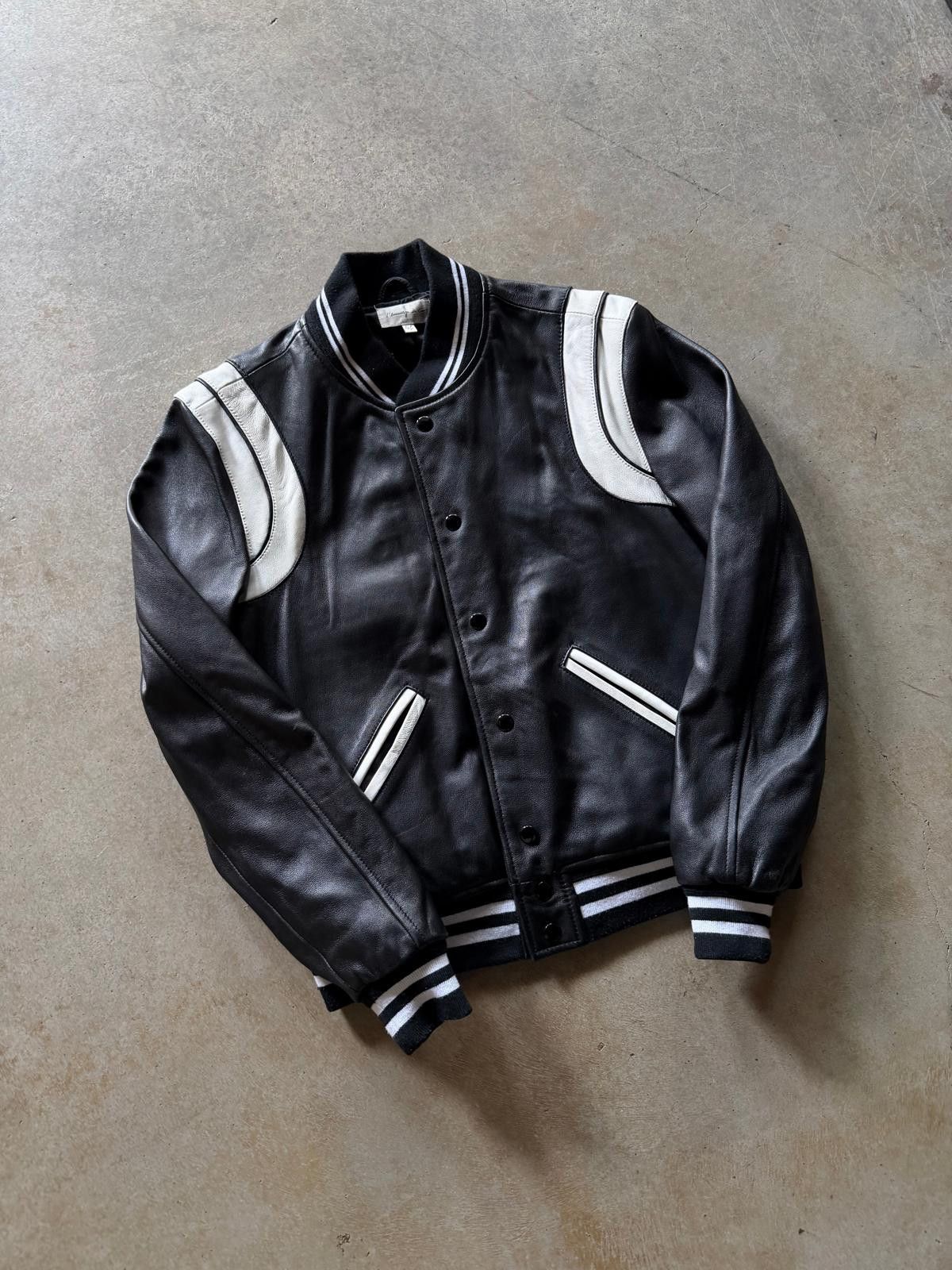 Other LAssemblage De Cuir Black Leather Jacket Sz S Size US S / EU 44-46 / 1 - 2 Thumbnail