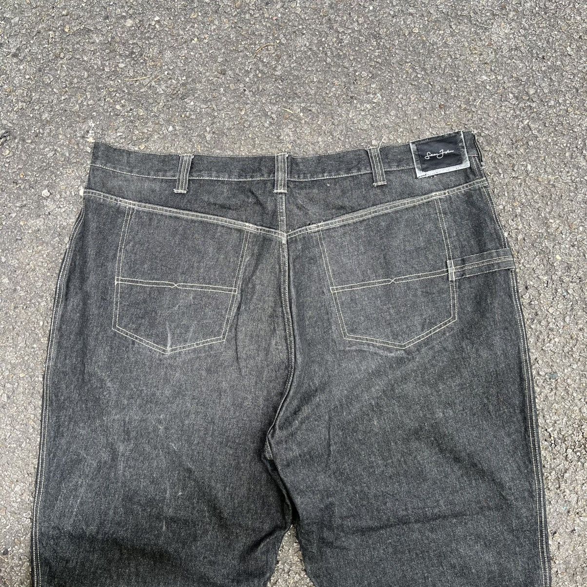 Sean John Size 48 Vintage Y2K Sean John Black Denim Jeans Skater Size US 44 / EU 60 - 9 Thumbnail