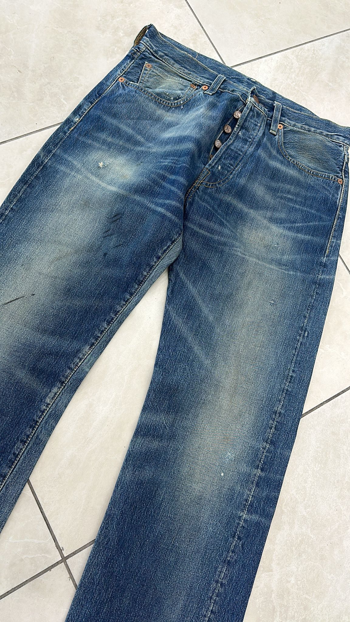 Levi's Vintage Clothing LVC Levi's Vintage Clothing 501XX BigE Selvedge Jeans Size US 32 / EU 48 - 7 Thumbnail
