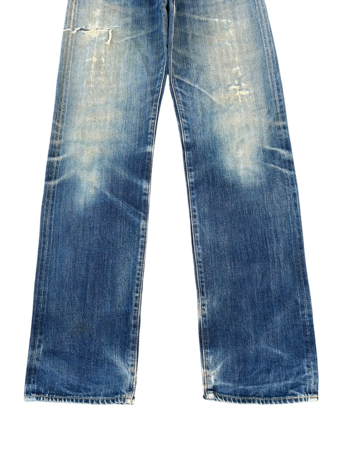 Levi's TRASHER LEVI'S BIG E 502 FADED SELVEDGE DISTRESSED DENIM Size US 30 / EU 46 - 7 Thumbnail