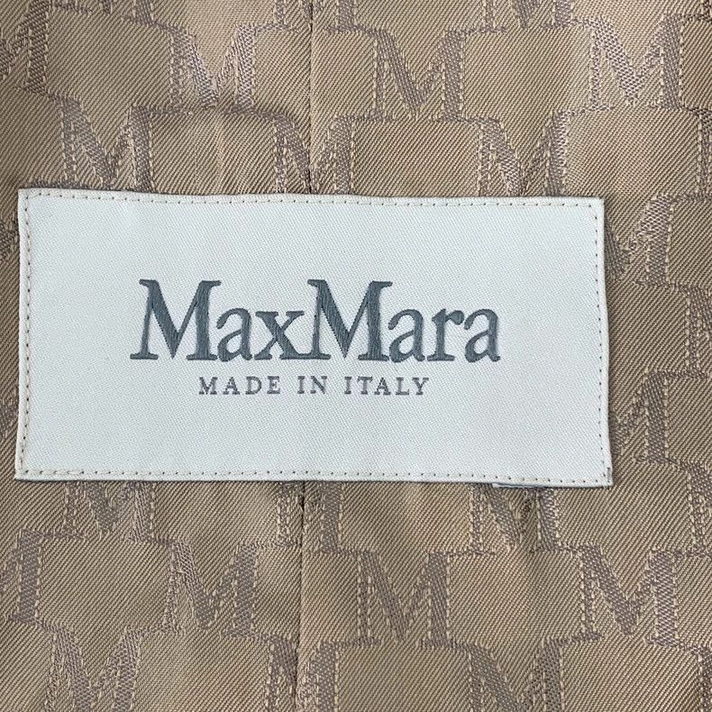 Max Mara Max Mara 101801 Sand Wool Lapel Double Breasted Belted Coa Size M / US 6-8 / IT 42-44 - 6 Thumbnail