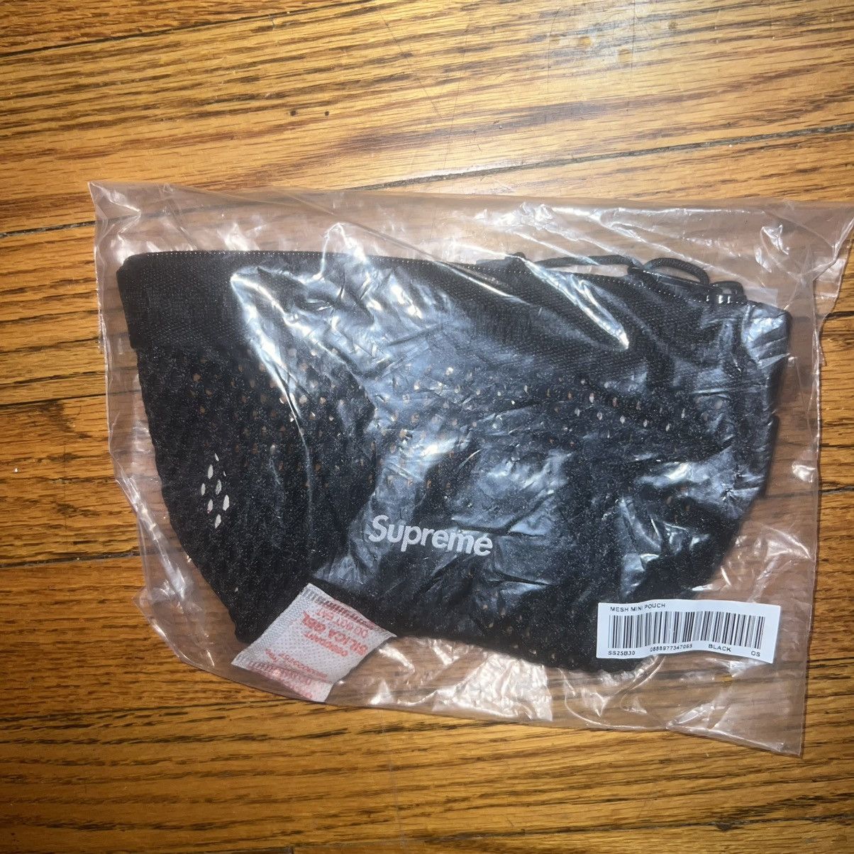 Supreme Mesh Mini Pouch SS25 Black
