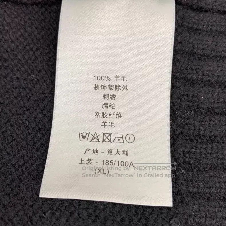Dior Dior Black logo letter embroidery wool round neck long-sle Size US XL / EU 56 / 4 - 8 Thumbnail