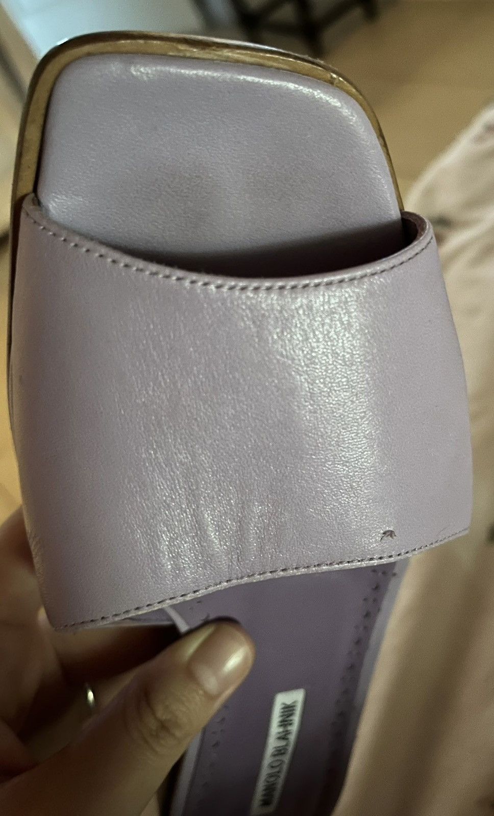 Manolo Blahnik Manolo Blahnik Leather mules Size US 9 / IT 39 - 2 Thumbnail
